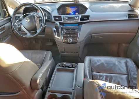 2012 Honda Odyssey Touring from USA, damaged, VIN 5FNRL5H92CB038074